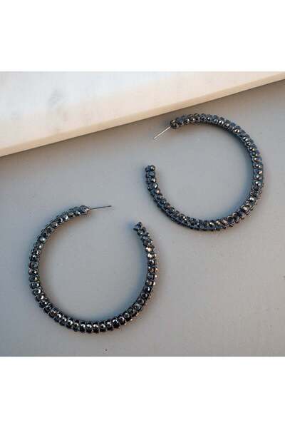 MOONGLOW ACCESSORIES Cercei Black Crystals
