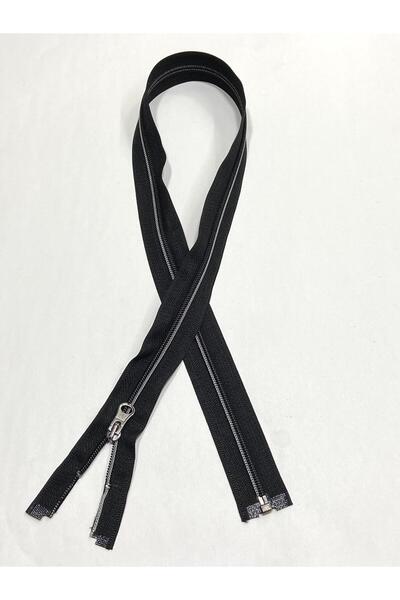 karantuhafiye Спортно яке с цип / 76 см / Черно-сиви шевове / msn013