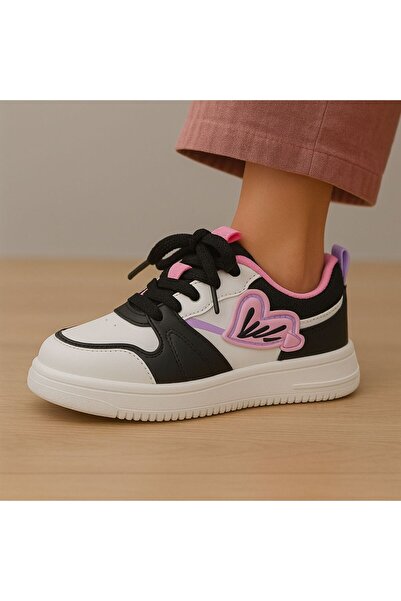 JOJO KIDS adidași din piele cu velcro și cu șireturi pentru fete, adidași super ușori, ortopedici, adidași pentru școală