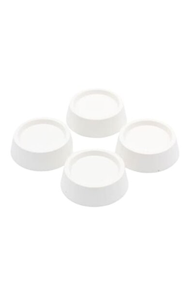 e-SWC Set of 4 e-SWC® anti-vibration mounting pads for washing machines, white