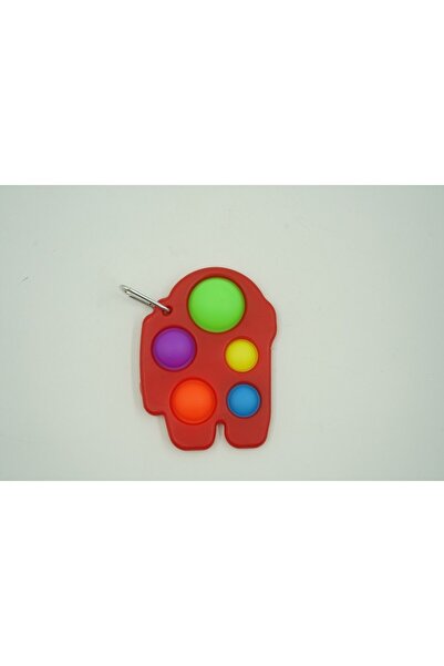 Teo Παιχνίδι ανακούφισης από το στρες - Fidget Toy, Simple Dimple, Among Us, Κόκκινο