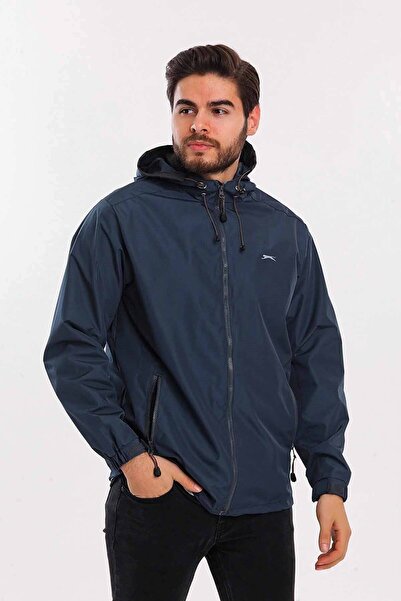 Slazenger Kışlık Suya Dayanıklı Petrol Renkli Erkek Mont