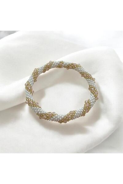 POFUDUK سوار نسائي مصنوع يدويًا من الكريستال ملفوف BLKS2