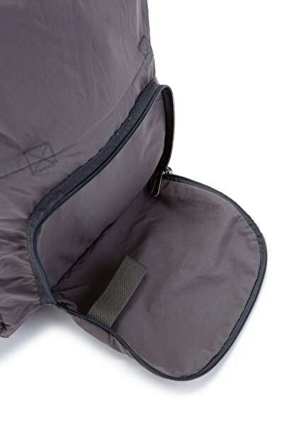 minebag Klinkır Fabric Waterproof Jadon Unisex Backpack Gray