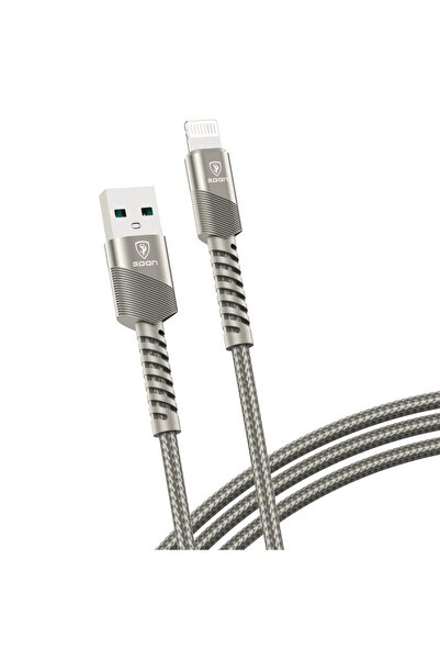 SP SPON كابل USB من SPON Fabric - بطول 2 متر لجميع الهواتف