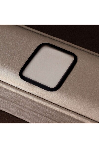Teo Folie Sticla Apple Watch Series 4/5 44 mm adeziv pe margine Negru