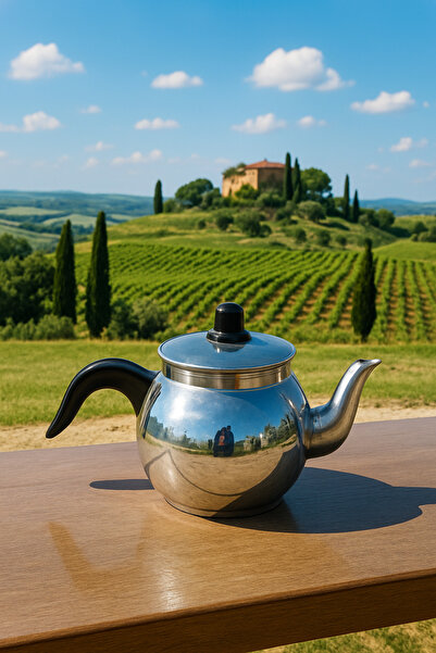 Metler 2 Kişilik Mini Alüminyum Çaydanlık | Hafif Dayanıklı Tek Kişilik Demli...