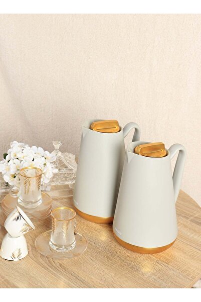 HOMEVEO طقم ترمس شاي وقهوة فاخر من هوم فيو، سعة 1 لتر