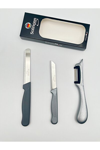 Solingen Orijinal Klever Simli 1 Micro 1 Meyve Bıçağı 1 Yansoy Soyacak Gri