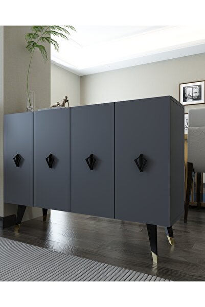 DEMONTE DECOR 8166KM-32DD KONSOL,KAHVE KÖŞESİ,AYAKKABILIK,OFİS EVRAK DOLABI,M...
