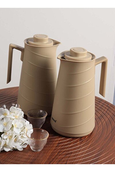 HOMEVEO مجموعة ترمس شاي وقهوة سعة 1 لتر من هوم فيو