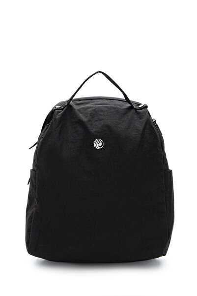minebag Klinkır Fabric Waterproof Roksy Unisex Backpack Black
