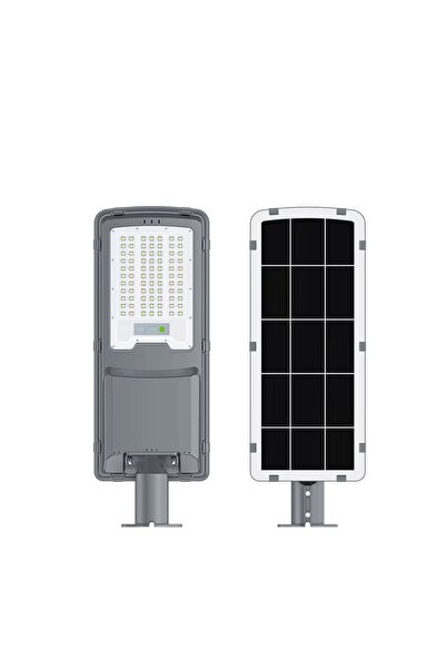 RFAN Lampă stradală LED, cu telecomandă, impermeabilă IP65, cu panou solar, 4...