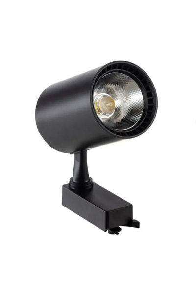 ZMR ekim aydınlatma 30 W ray spot armatürü siyah kasa günışığı 3000k (ray dah...