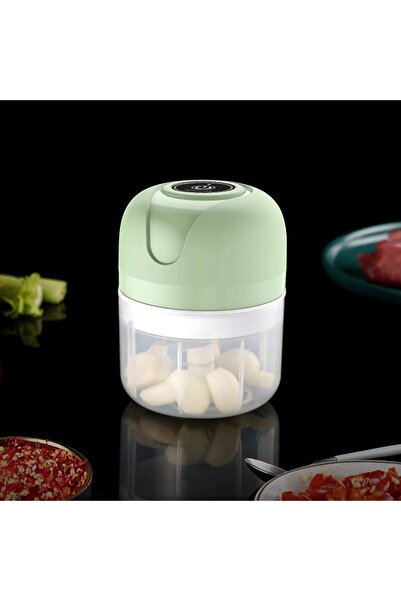 dalimag Electric Garlic Chopper 250ML, USB, for Meat and Vegetables, Plastic, 12x9x9cm