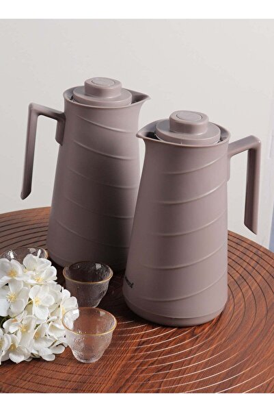 HOMEVEO مجموعة ترمس شاي وقهوة سعة 1 لتر من هوم فيو