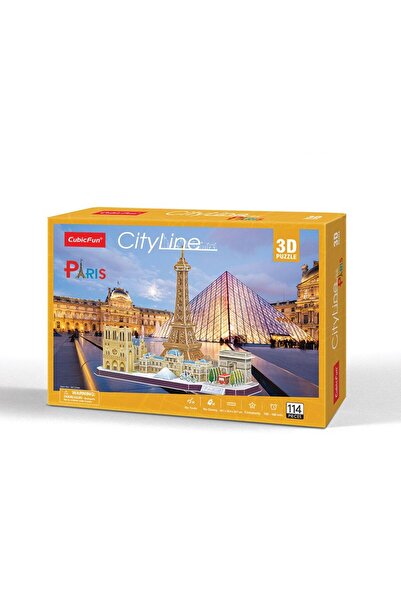 Cubic Fun 3D Puzzle City Line Paris 114 pieces