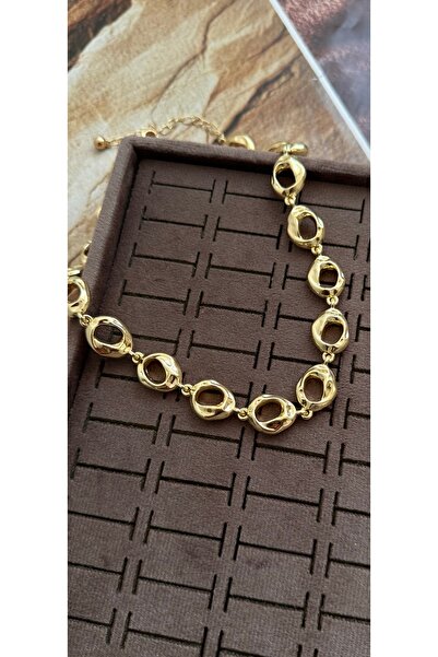 KAD COLLECTION قلادة سلسلة ذهبية من بينترست