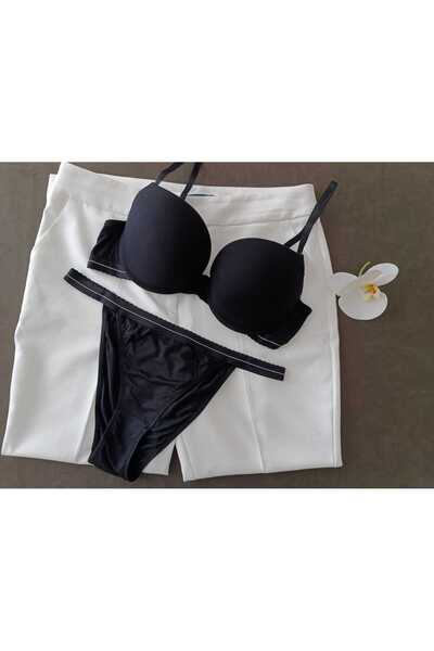 WOMEN'S WORLD FANTASY ΣΕΤ ΣΤΥΛΙΟΥ ΜΑΥΡΟ ΣΤΥΛΙΟΥ ΜΕ ΥΦΑΣΜΑ ΜΠΑΜΠΟΥ