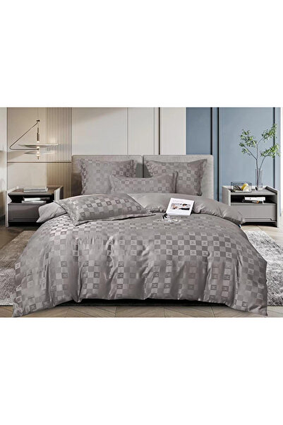 FIONNA.RO Satin Jacquard Underwear With Elastic - Modern Grey