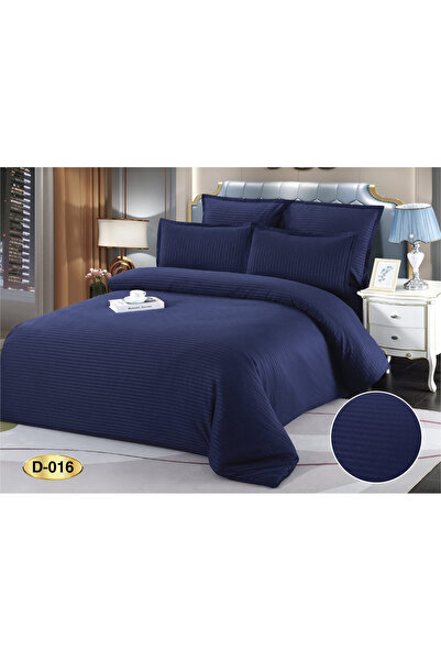 FIONNA.RO Damask Bed Linen 6 Pieces - Indigo Blue