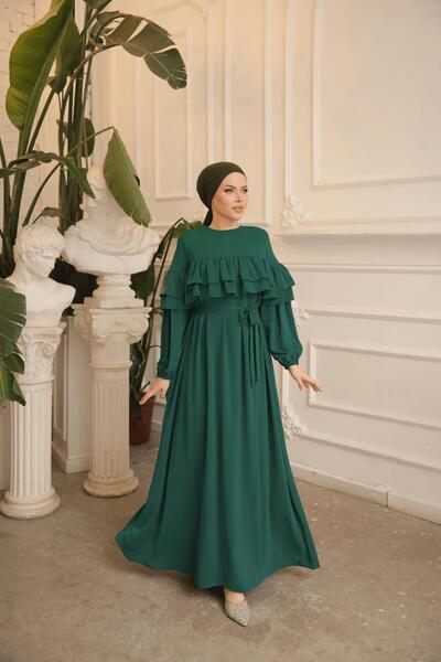 Nissra Ankanoor Double Ruffle Loose Dress Anka255068