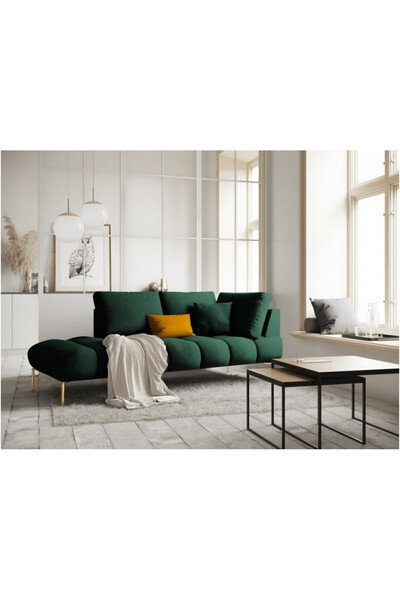 HoMeY furniture أريكة مقاس 200 سم من هومي للأثاث لون اخضر