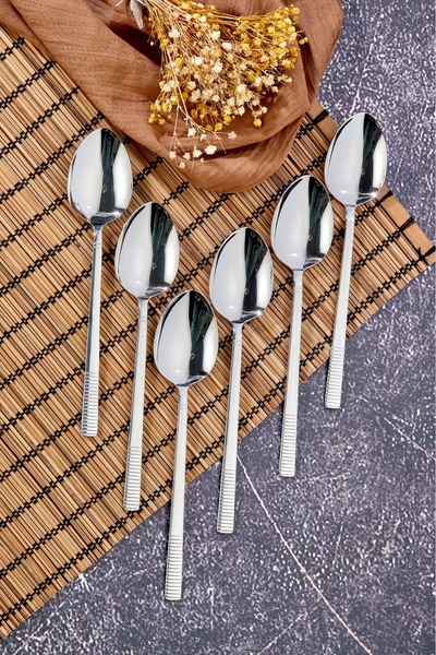 Cooker 6-Piece Stainless Steel Spoon Set