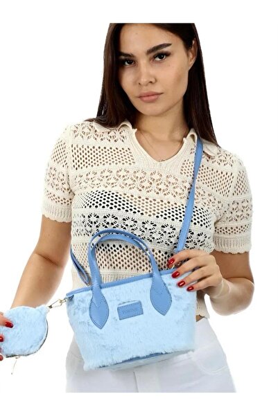 DMDBAGS Plush Medium Wallet Hand and Shoulder Bag, Women's Crossbody Bag, Zip...