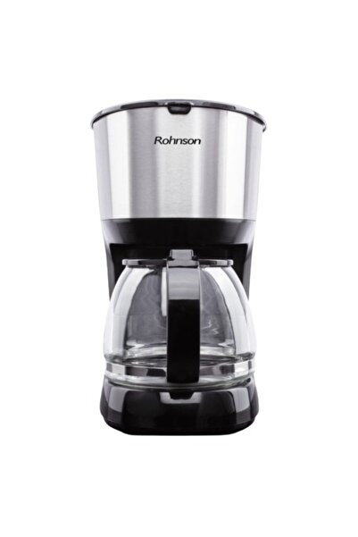 ROHNSON Coffee maker, 750 W, 1.25 l, 10 cup capacity, glass bowl, permanent, removable and washable filter...