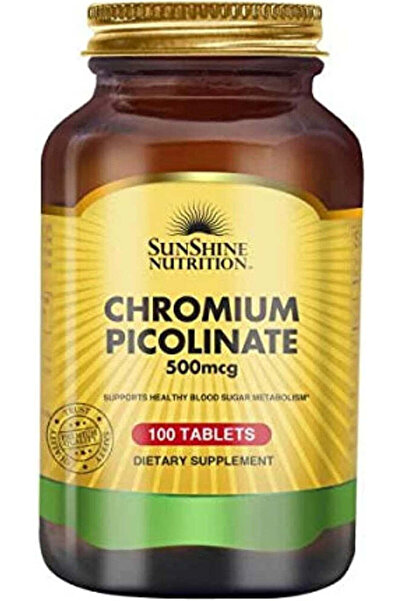 SUNSHINE N CHROMIUM PICOLINATE 500MCG TABS 100 : 08339