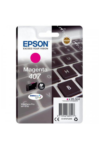 EPSON C13T07U340 magenta ink cartridge 1.9k for WorkForce Pro WF-4745 DTWF.