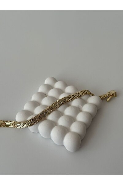 mivela Xuping Altın Kaplama Örgü Zincir Bilekli