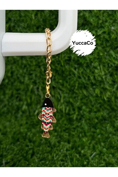 YuccaCo Accessorize Your Life Patterned Fish Thermos Ornament/Fish Thermos Ch...