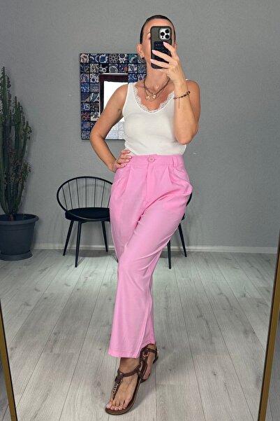 NEWCO Modal Fabric Balloon Pants with Back Pockets