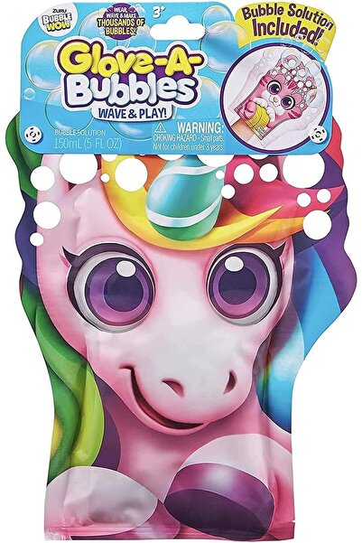 Zuru Glove-A-Bubbles Wave & Play – Fun Bubble Glove Toy with Solution Included ( 1 Pack )