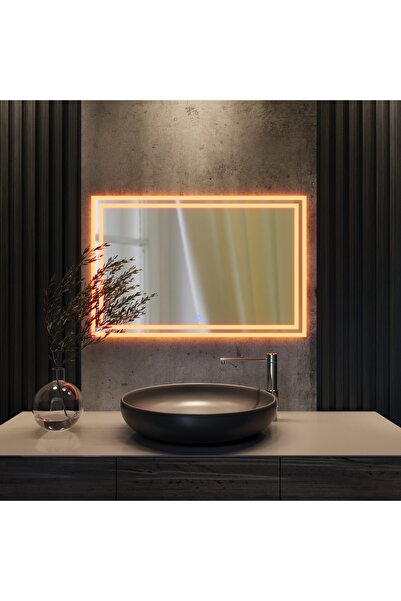 eagle mirror "Strip" Kumlu (Dokunmatik Sensörlü) Ledli Banyo Konsol Dekoratif...