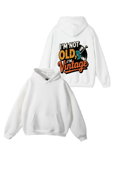 Sebesta Fashion سترة رياضية بغطاء للرأس من القطن بثلاث خيوط مطبوعة عليها عبار...