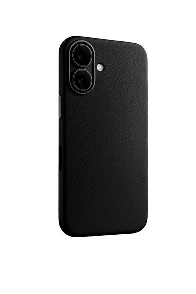 WATCHOFROYAL MonoCase Iphone 17 Air Siyah Magsafe Özellikli Deri Kılıf