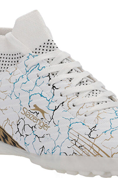 Slazenger CORNER Erkek Futbol Ayakkabı Beyaz / Mavi