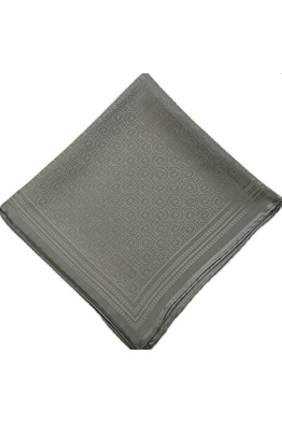 Vakko وشاح حريري جاكار مونوغرام 41363-مينك