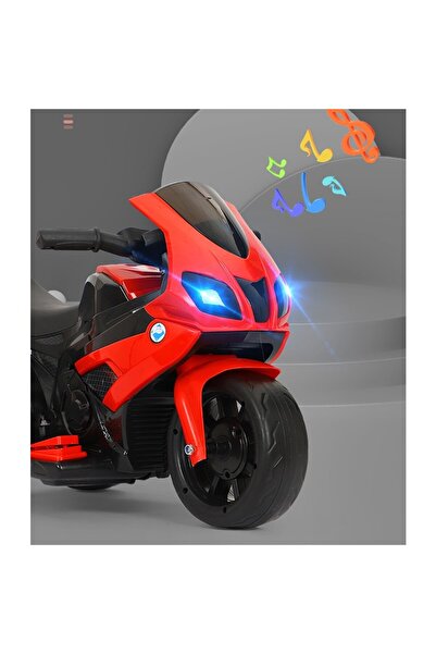 Stef's Cat Electric Motorcycle Stef’s Cat with Anti-Tip System, Lights, Sound, Ages 1-4, Red