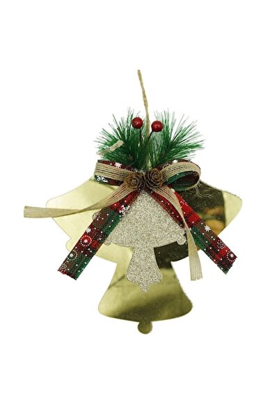 Stef's Cat Ornament brad, Clopotei, Auriu, Lucios, 16*17CM, Acril, Interior/ ...