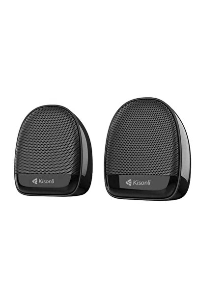 Kisonli Computer Speaker KS-08 Mini USB Wired Speaker PC Speaker