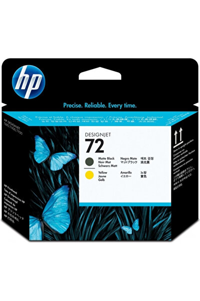 HP C9384A Cartus 72 negru mat + galben