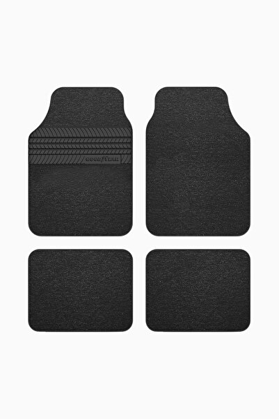 Goodyear GOD9018 4 Parça Oto Paspas Takımı, Siyah, Kaymaz & Dayanıklı