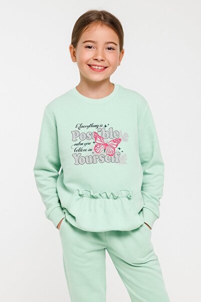 Yalçınoğlu Kids Girls' Printed Cotton Two-Piece Set I Comfortable and Stylish...