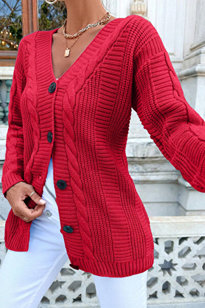 H&E LUXURY DESIGN Women's Soft Texture Black Cardigan