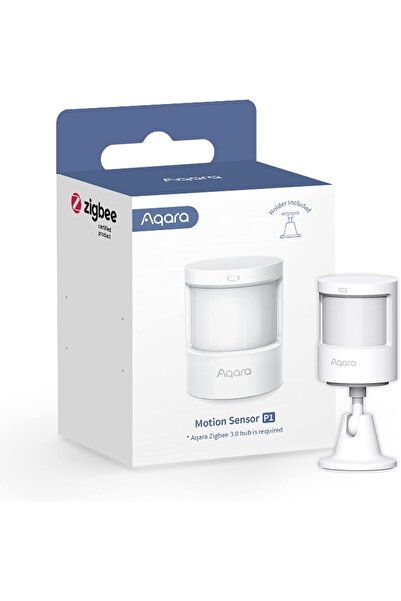 Aqara مستشعر الحركة P1 (الإصدار المحدث)، يتطلب AQARA-HUB، عمر بطارية يصل إلى 5 سنوات، كشف قابل للتعديل
