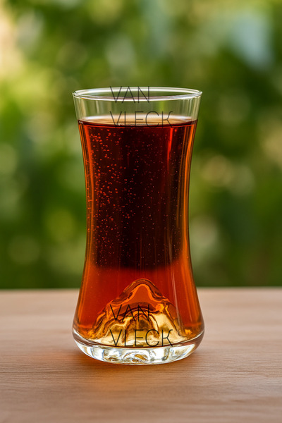 VAN VLECK Titanic Iceberg Figured Glass Cup – Transparent, Decorative, Special Design Water and Beverage Cup